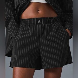 Alo Pinstripe Daylight Boxer Short